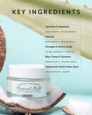 Earth Harbor Naturals MERMAID MILK Nutrient Glow Moisturizer