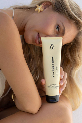 Avocado Zinc SPF 30 Natural Body Sunscreen