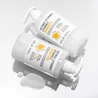 APLB Retinol Vitamin C Vitamin E Body Wash styled product shot