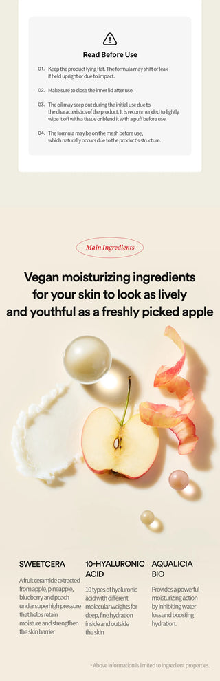 TOCOBO Apple Dewy Fit Cushion