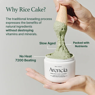 Key ingredients in Arencia Fresh Green Rice Mochi Cleanser