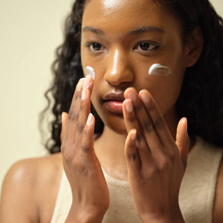 Beauty of Joseon Dynasty Cream applied to the face