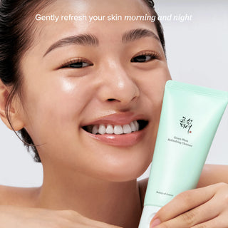 Beauty of Joseon Green Plum Refreshing Cleanser styled product shot
