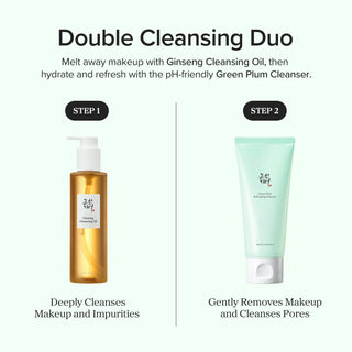 Double cleansing guide for Beauty of Joseon Green Plum Refreshing Cleanser