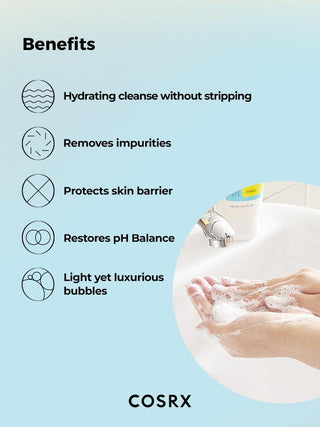 Benefits of COSRX Low pH Good Morning Gel Cleanser