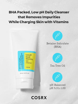 Benefits of COSRX Low pH Good Morning Gel Cleanser