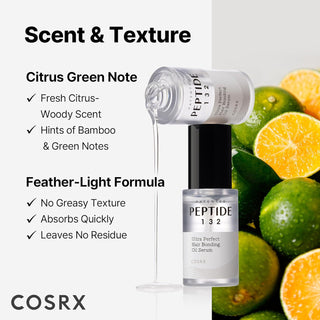Texture of COSRX PEPTIDE-132 Ultra Perfect Hair Bonding Oil Serum