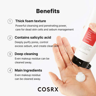 Benefits of COSRX Salicylic Acid Daily Gentle Cleanser