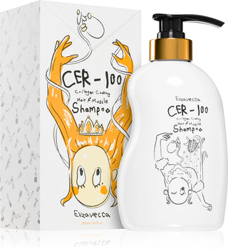 Elizavecca CER-100 Collagen Coating Hair A+ Muscle Shampoo packaging