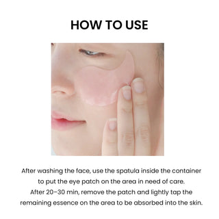 How to use Heimish Bulgarian Rose Hydrogel Eye Patch