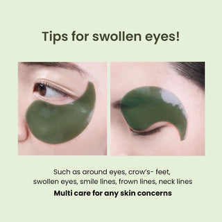 How to use Heimish Matcha Biome Hydrogel Eye Patch