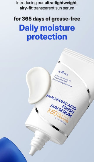 Benefits of ISNTREE Hyaluronic Acid Fresh Sun Serum SPF50+ PA++++