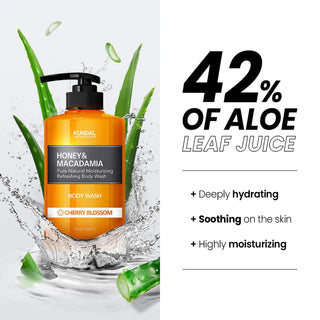Benefits of KUNDAL Honey & Macadamia Pure Body Wash