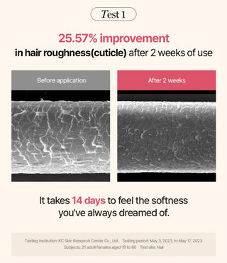 Results of using KUNDAL Protein Bonding Care No Wash Treatment