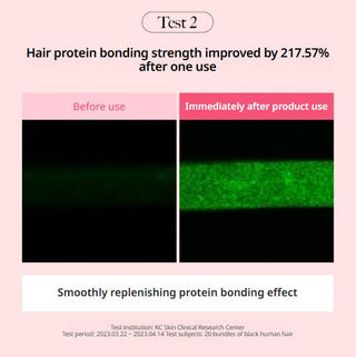 Results of using KUNDAL Protein Bonding Shampoo Violet Muguet