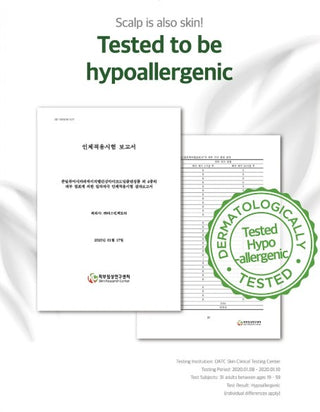 Clinical test results for KUNDAL Head Spa & Scalp Care+ Scalp Tonic