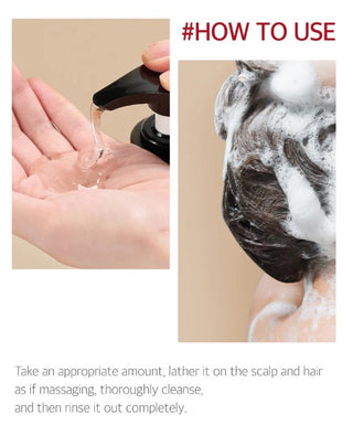 How to use KUNDAL Caffeine Shampoo