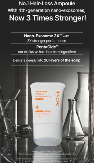 Benefits of lilyeve Grow:Turn Exosome Brush Ampoule