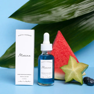 Earth Harbor Naturals MARINA Biome Brightening Ampoule: Blue Tansy + Squalane