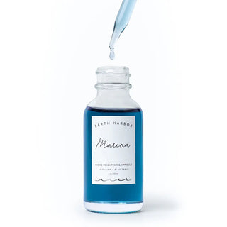 Earth Harbor Naturals MARINA Biome Brightening Ampoule: Blue Tansy + Squalane