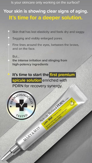 Benefits of Mary&May Spicule Retinol PDRN Cream