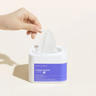 Mary&May Collagen Peptide Vital Mask styled product shot