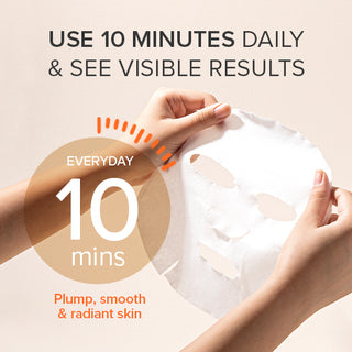 Mary&May Hyaluronic Panthenol Hydra Mask styled product shot