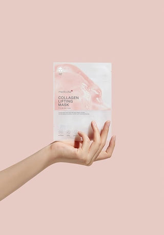 Medicube Collagen Lifting Mask styled product shot