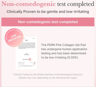 Clinical test results for Medicube PDRN Pink Collagen Toning Gel Toner Pad