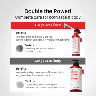 Medicube Hypochlorous Acid Body Peel Shot styled product shot