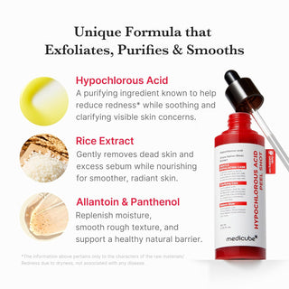 Medicube Hypochlorous Acid Peel Shot styled product shot