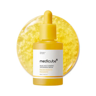 Medicube Kojic Acid Turmeric Niacinamide Serum styled product shot
