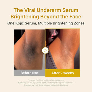 Medicube Kojic Acid Turmeric Niacinamide Serum styled product shot