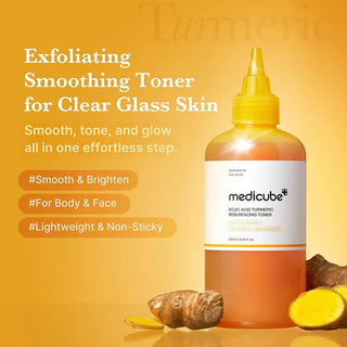 Medicube Kojic Acid Turmeric Resurfacing Toner styled product shot