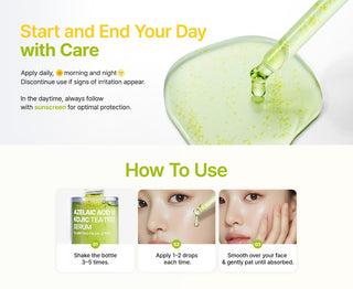 How to use PURITO SEOUL Azelaic Acid 10 Kojic Tea Tree Serum