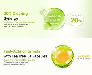 Key ingredients in PURITO SEOUL Azelaic Acid 10 Kojic Tea Tree Serum