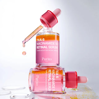 PURITO SEOUL TXA 6 Niacinamide 10 Retinal Serum styled product shot
