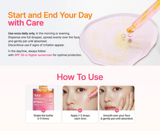 How to use PURITO SEOUL TXA 6 Niacinamide 10 Retinal Serum