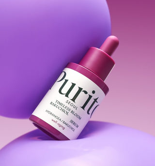 PURITO SEOUL Timeless Bloom Bakuchiol Serum styled product shot