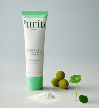 PURITO SEOUL Wonder Releaf Centella Cream Unscented styled product shot