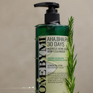 SOME BY MI AHA BHA PHA 30 Days Miracle Clear Body Cleanser styled product shot