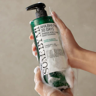 SOME BY MI AHA BHA PHA 30 Days Miracle Clear Body Cleanser styled product shot