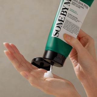 SOME BY MI AHA BHA PHA Miracle Calming Body Lotion styled product shot