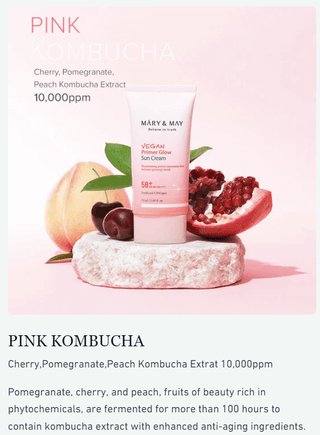 Mary&May Vegan Primer Glow Sun Cream SPF50+
