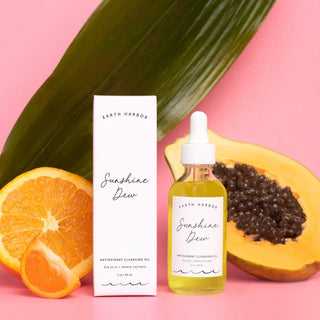 Earth Harbor Naturals Cleansing Oil: Papaya Antioxidants + Enzymes