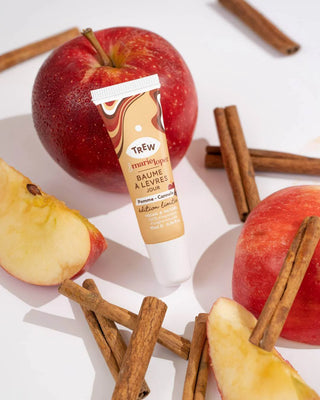 Trew Cosmetic Lip Balm 100% Natural & Vegan in Apple-Cinnamon styled product shot
