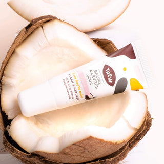 Trew Cosmetic Lip Balm 100% Natural & Vegan in Coconut styled product shot
