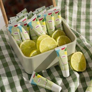 Trew Cosmetic Lip Balm 100% Natural & Vegan in Lime styled product shot