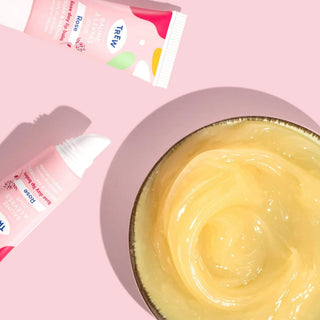 Trew Cosmetic Lip Balm 100% Natural & Vegan in Rose styled product shot