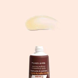 Texture of Trew Cosmetic Overnight Lip Mask 100% Natural & Vegan in Cocoa
